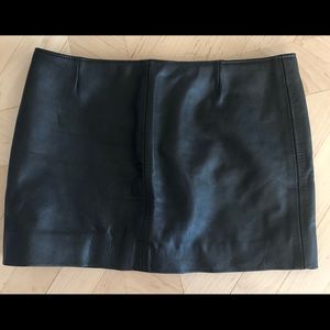Leather skirt